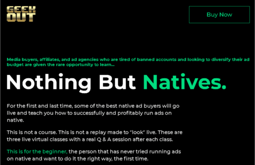 James Van Elswyk Nothing But Natives