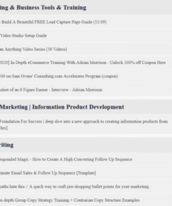 Sean Vosler – Entrepreneur Club + Bonus