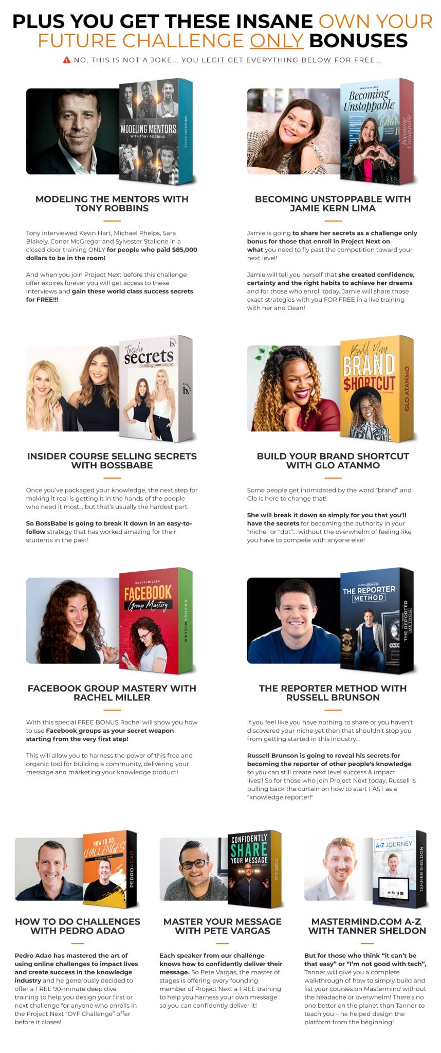 Tony Robbins & Dean Graziosi – Project Next
