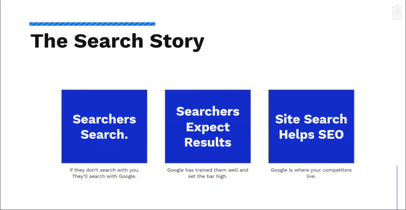 Five ways to improve on site search