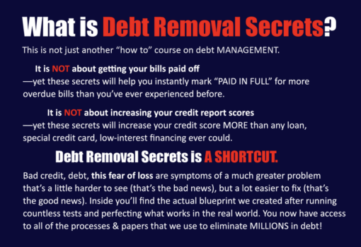 Private Wealth Academy Debt Removal Secrets - feature