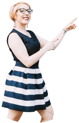 christina-pointing