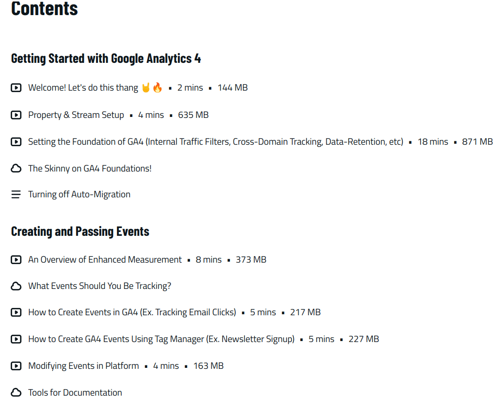 Course Content 1