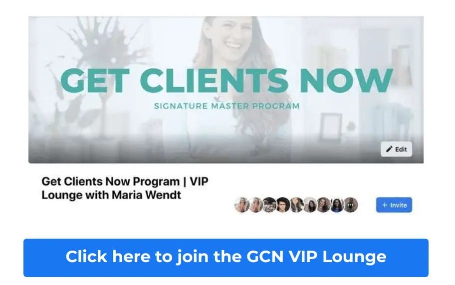 Maria Wendt – The Get Clients Now Business Coaching Program