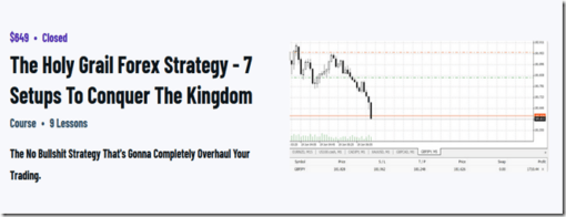 [GET] 1 Minute Master – The Holy Grail Forex Strategy – 7 Setups To Conquer The Kingdom