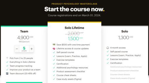 Growth.design - Product Psychology Masterclass Course Download