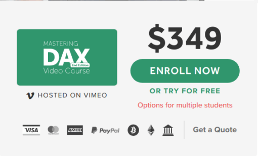 sqlbi - Mastering DAX Video Course Download