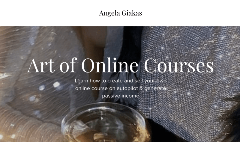 Angela Giakas - Art Of Online Courses Download