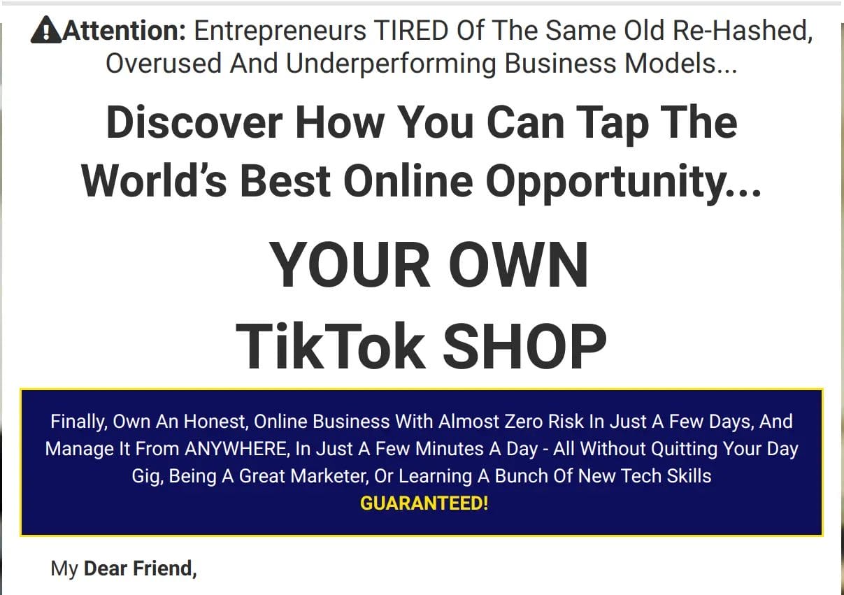 Shawn Hart – TikShop Secrets Download