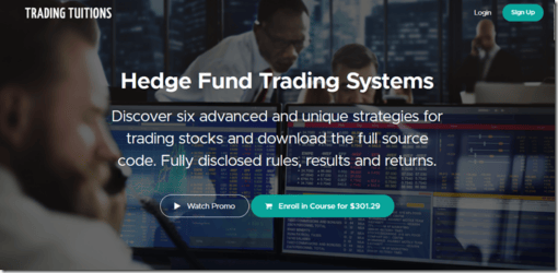 [VIP SHARE] Trading Tuitions – Hedge Fund Trading Systems