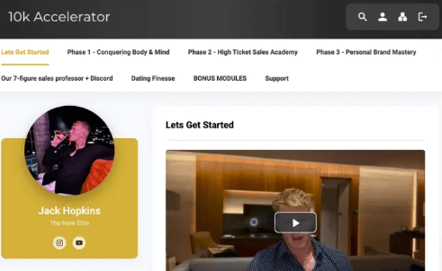 Jack Hopkins – 10K Accelerator Program Download