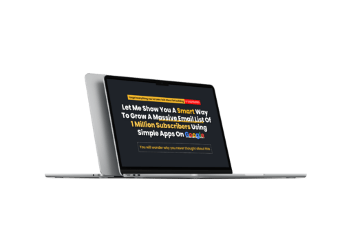 Download Maxdosh - This is how to grow a massive email list of 999,999 subscribers Using Simple Apps On Google