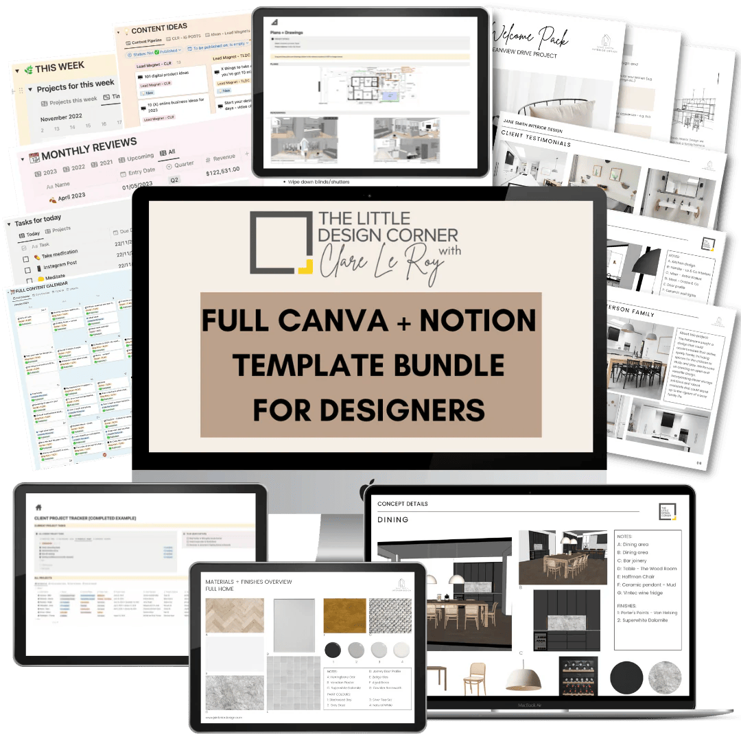 Download Full Notion and Canva Bundle