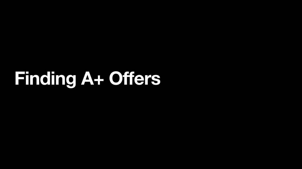 Download James Lawrence – Finding A+ Offers