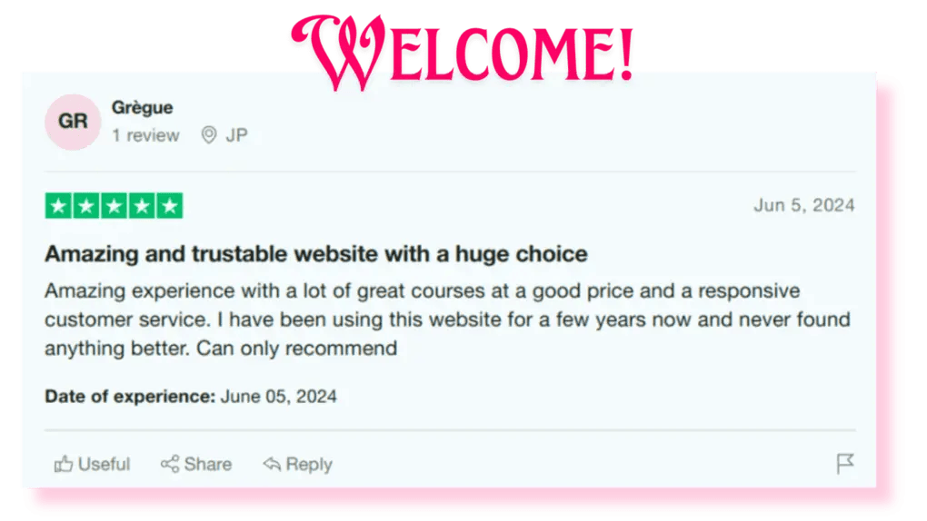 TrustPilot Review 1