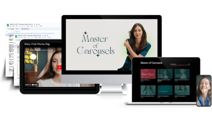 Download Master of Carousels + Canva Templates