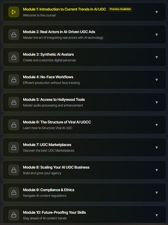 Course Curriculum