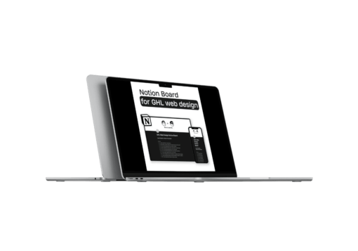 Ricco & Juan – Notion Board for GHL Web Design