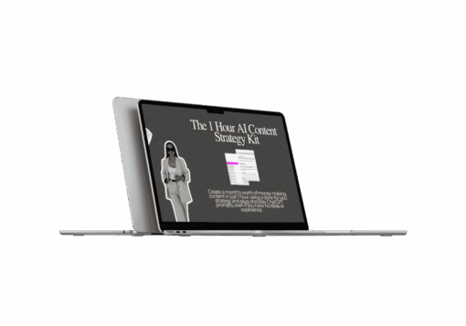 Monika Wolnicka – The 1 Hour AI Content Strategy Kit